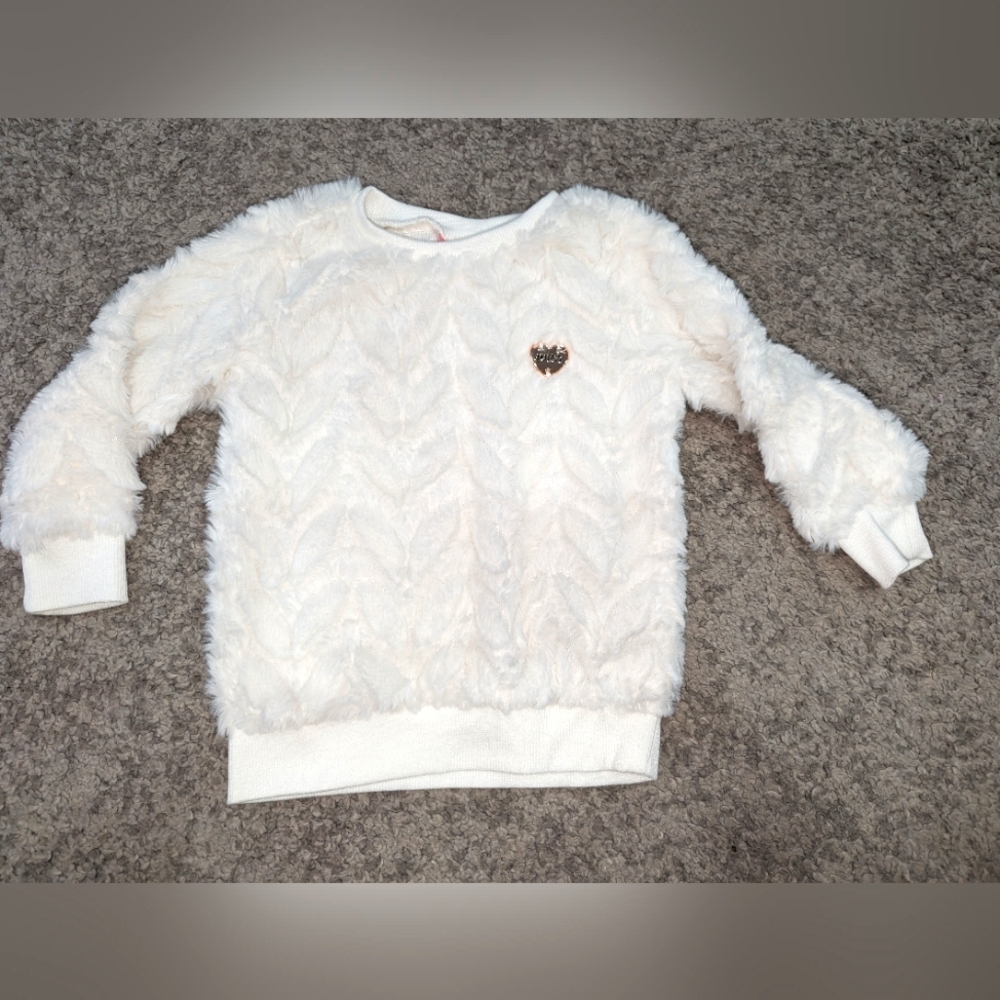 2/$22. Juicy Couture white soft pull over sweater. 2T.